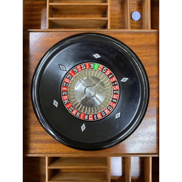 Mid 20th Century Italian Inlaid Convertible Game Table For Sale - Image 10 of 12