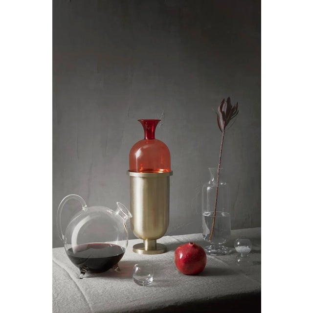 Contemporary Piggy Jug in Blown Glass by Aldo Cibic for Paola C. For Sale - Image 3 of 7