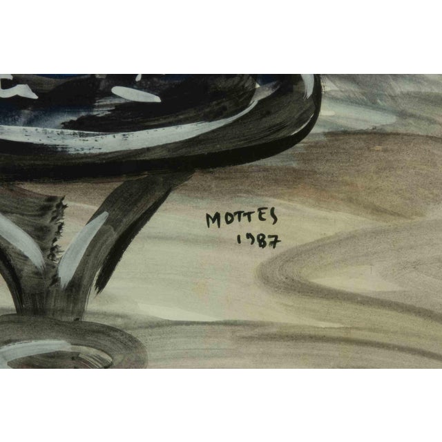 Nude from the Back is an artwork realized by Grazia Mottes in 1987. Mixed Media on Panel. 68 x 48 cm ; 88 x 68 cm with...