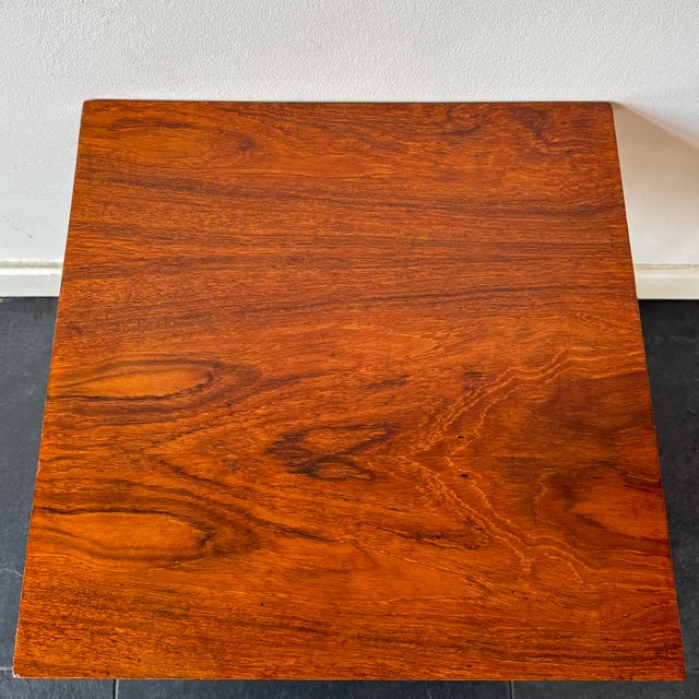 Mid-Century Modern Magazine Table in Wood and Black Metal, 1960s For Sale - Image 11 of 16