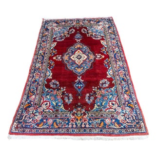 Middle Eastern Hand-Knotted Rug For Sale
