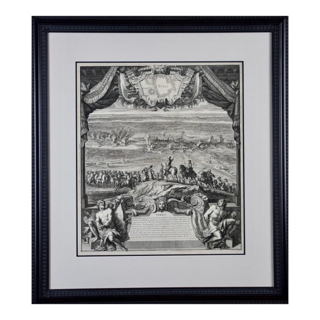 Daniel Marot's the Siege of the Dutch Fortified City of Ypres by Louis Xiv, 1680 For Sale