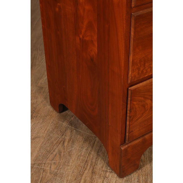 Late 20th Century E.A. Clore Custom Walnut High Chest For Sale - Image 5 of 18