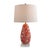 Ceramic Williamsburg for Port 68 Floral Vine Lamp, Coral For Sale - Image 7 of 7