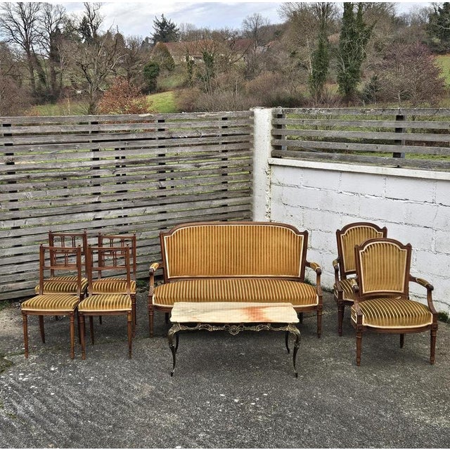 Antique Green Velvet Sofa, 1800s For Sale - Image 18 of 18