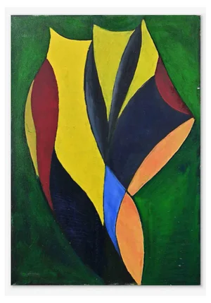Giorgio Lo Fermo, Homage to Futurballa, Original Oil on Canvas, 2022