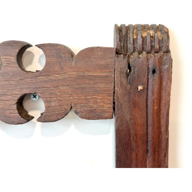 Antique Spanish Fruitwood Decorative Shelf, Wall Hanging For Sale In Miami - Image 6 of 6