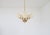 Mid-Century Chandelier Lamp in Brass and Glass from Sario, Finland, 1950s For Sale - Image 4 of 18