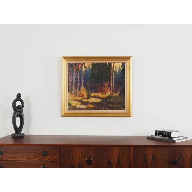 The Autumn Forest, 1960s, Oil on Canvas, Framed For Sale - Image 3 of 13