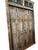 Antique Carved Exterior Teak Veranda Hinged Doors Original Hardware For Sale - Image 10 of 13