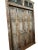 Antique Rustic Carved Exterior Teak Double Hinged Doors, Colonial Plantation Architecture For Sale - Image 10 of 13