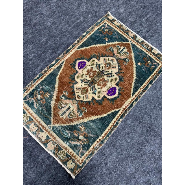 Early 21st Century Turkish Yastik Rug 1'7" x 2'7" For Sale - Image 5 of 5