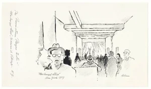 Provincetown Players - Original Monotype Lithograph by A. Hallman - 1959 1959