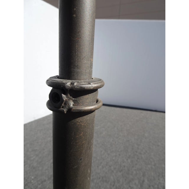 Vintage 43" H Table Top Tall French Country Side Table For Sale - Image 9 of 11