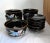 Authentic Cha-Kaiseki Lidded Japanese Soup or Rice Bowls- Set of 5 For Sale - Image 9 of 12