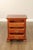 Chippendale Millcraft 'Victoria's Tradition' Solid Cherry Three-Drawer Nightstand For Sale - Image 3 of 12