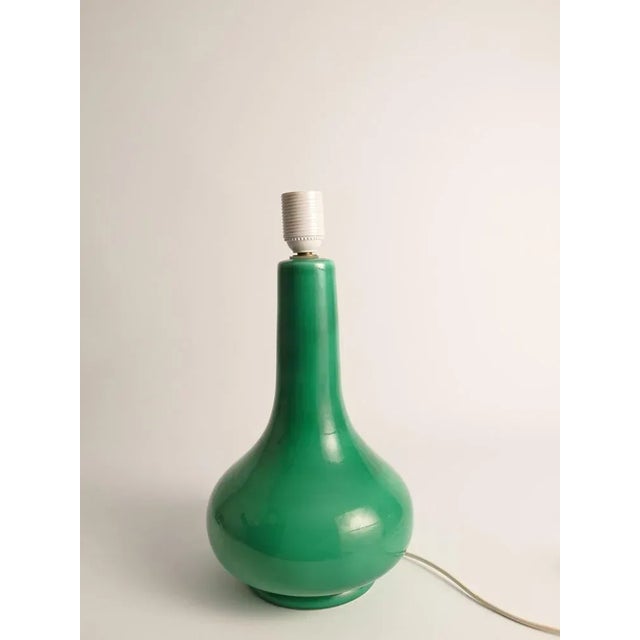 Mid-Century Modern Emerald Green Table Lamp from Casa Pupo, London, 1960s For Sale - Image 10 of 12