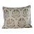 Hand Stenciled Linen Pillow by Nomi Textiles, Rococo Style, For Sale