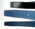 Contemporary Hermes Constance 32mm Silver H Black Steel Blue Reversible Belt 85cm For Sale - Image 3 of 3