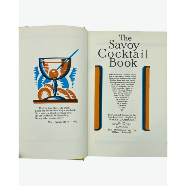 The Savoy Cocktail Book includes sensational recipes and beautiful full-color Art Deco illustrations by Gilbert Rumbold....