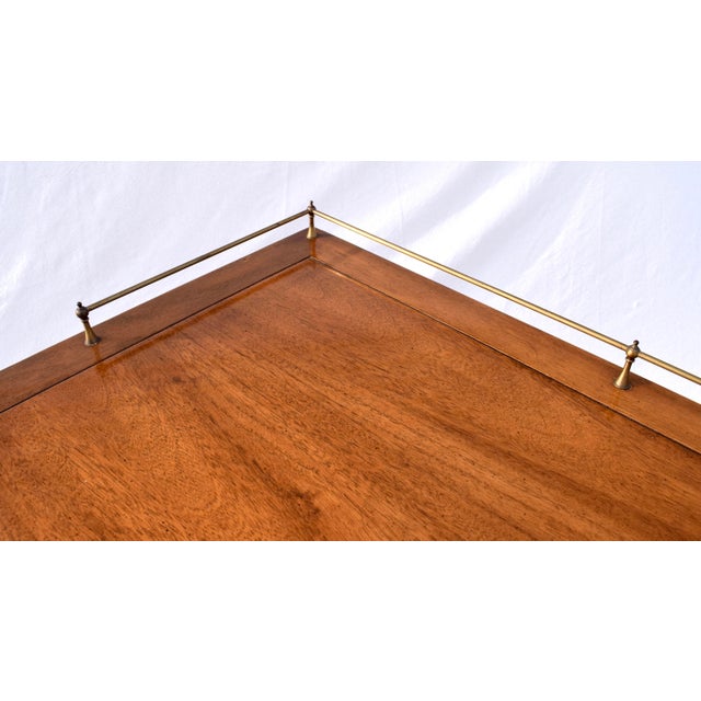 Vintage American Walnut Console Table For Sale - Image 10 of 13
