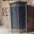 Vintage Full Length Teal Wicker Wardrobe For Sale - Image 16 of 18