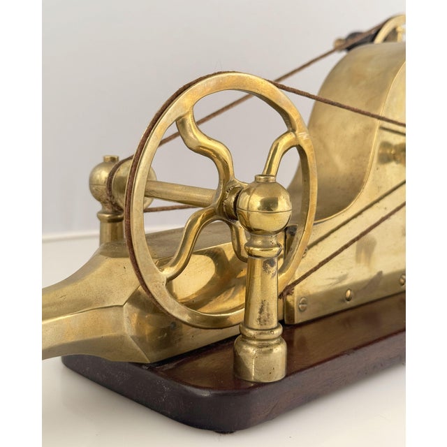 Early 19th Century Mechanical Fire Bellows of Brass and Mahogany From the Georgian Era For Sale - Image 9 of 12