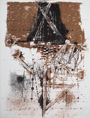Johnny Friedlaender, Birds, 1973, Lithograph