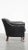 Black Grained Cowhide Armchair For Sale - Image 3 of 16