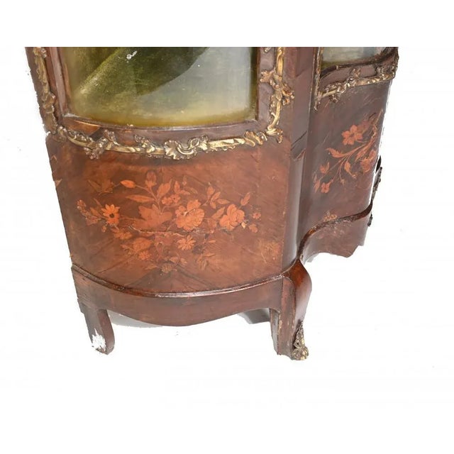 Louis XVI French Display Cabinet Inlay Bijouterie, 1890s For Sale - Image 6 of 11