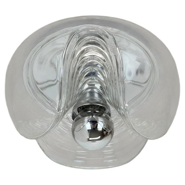 Vintage Wave Wall Ceiling Light from Peill & Putzler, Germany, 1970s For Sale - Image 17 of 17