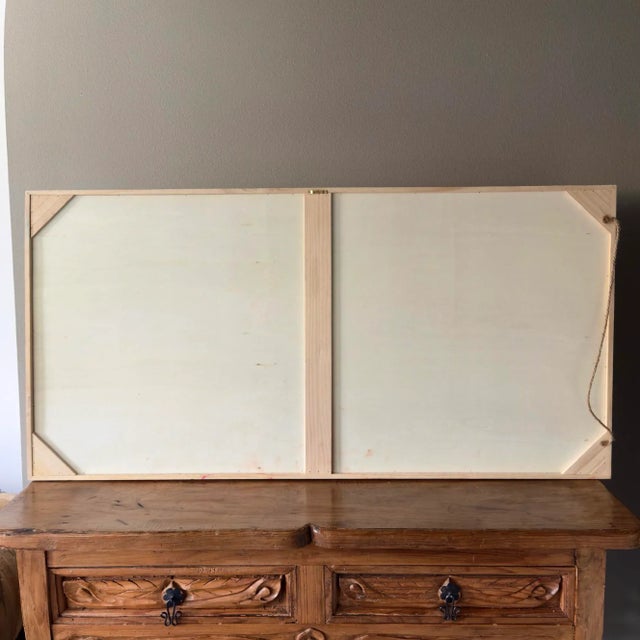 Original Abstract Folk Art Painting by Leon Collins, C. 2024 For Sale - Image 10 of 11