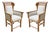 Pair of Vintage French Wingback Chairs For Sale
