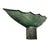 Late 20th Century Late 20th Century Seafoam Turquoise Ceramic Vessel on Plinth For Sale - Image 5 of 12