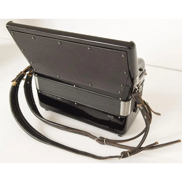 Vintage Black Mod. 304 Excelsior Accordion For Sale - Image 13 of 18