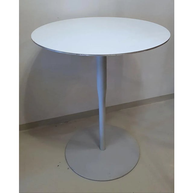 Steel Side Table by Jasper Morrison for Alias, 1990s, in Good conditions. Designed 1990 to 1999 I have official proof of...