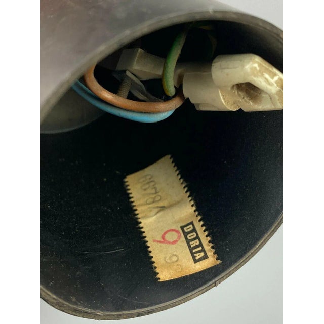 Glass Ceiling Lamp from Doria, 1960s For Sale - Image 9 of 10