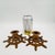 Traditional Vintage Brass Nautical Ship's Wheel Candlestick Holders - Set of Two For Sale - Image 3 of 11