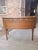 1960s Vintage 1960s Drexel Esperanto Poudre Pecan Wood Vanity With Lift-Up Mirror For Sale - Image 5 of 12