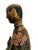 Coffee Chinese Qing Dynasty Lacquered and Polychrome Wood 18" Figure With a Deer For Sale - Image 8 of 13