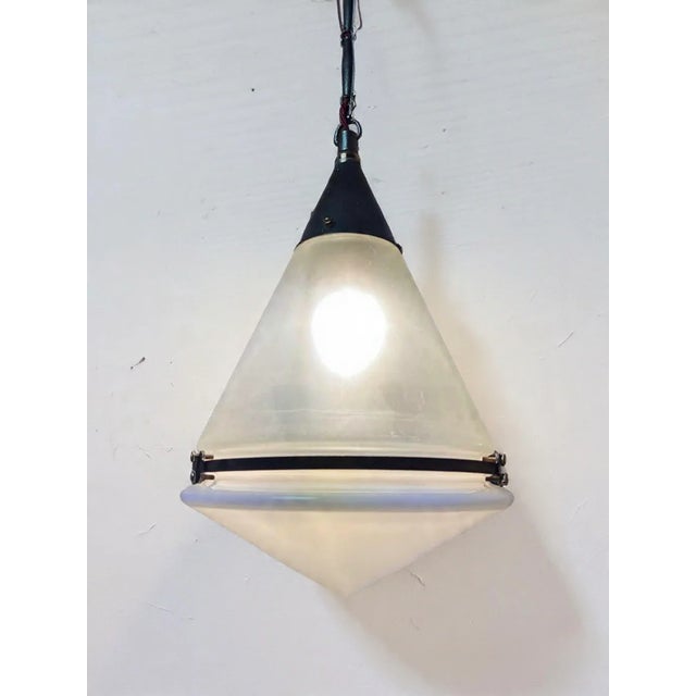 1920s Luzette Pendant Light by Peter Behrens for Siemens and Schukert, 1920s For Sale - Image 5 of 11