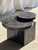 Coffee Table in Brown Petrified Wood with Double Circular Top on Cubic Base, Indonesia, 1980s For Sale - Image 13 of 16