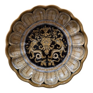 1960s Deruta Bowl Made in Italy by Michela Cavallini For Sale
