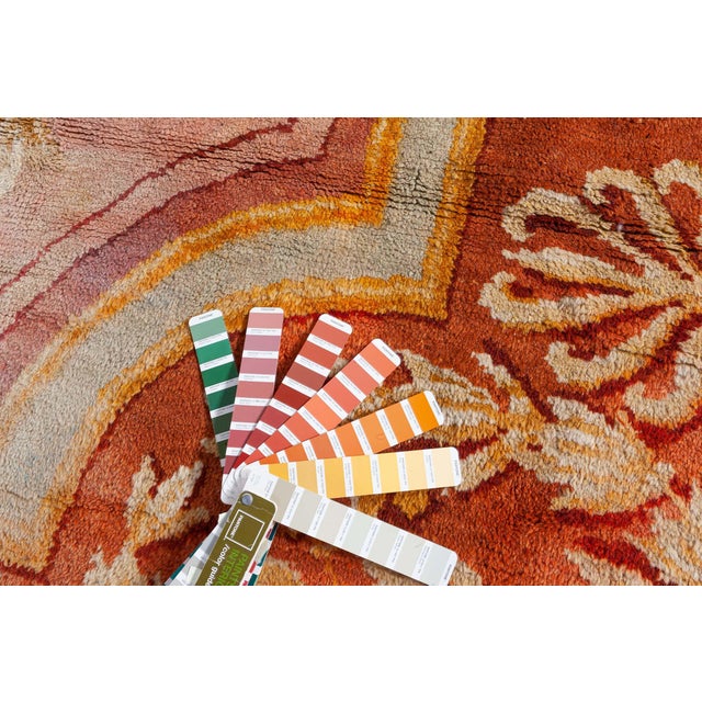 Textile Oversized 1920s Spanish Savonnerie Rug For Sale - Image 7 of 7