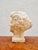 White Sculptured Plaster Female Modelled Head, Italy, 1950s For Sale - Image 8 of 13