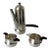 1960s Mid-Century Modern Modern Mexican Silver Coffee Set by Williams Spratling - 3 pcs For Sale