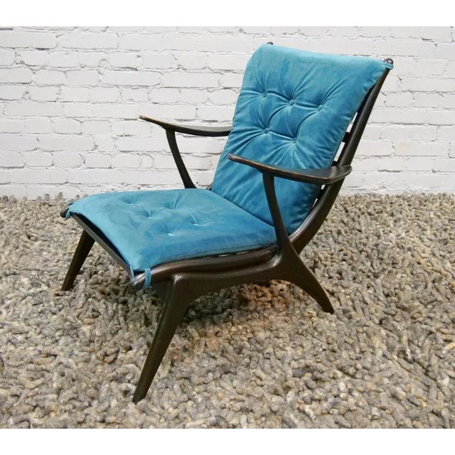 Mid-Century Modern Wood Scandinavian Chair, 1950s For Sale - Image 12 of 18