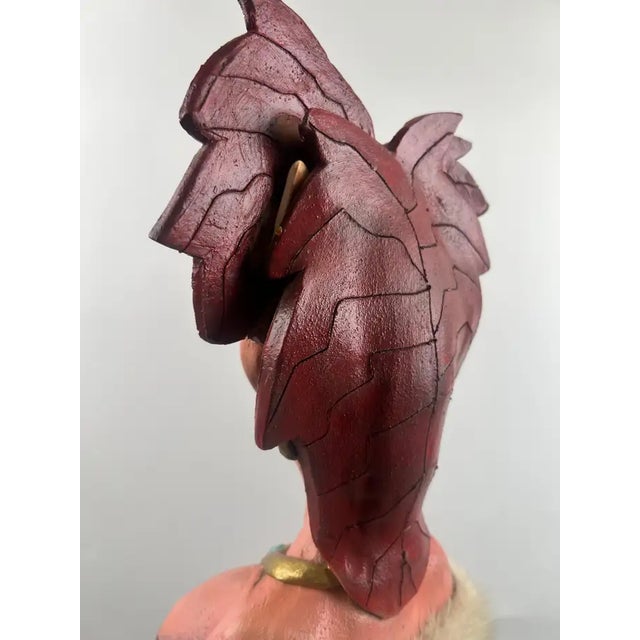 Whimsical Life-Size Metal Sculpture of Stylish Lady With Dog, 5 Ft Tall , Signed 1980's For Sale - Image 18 of 18