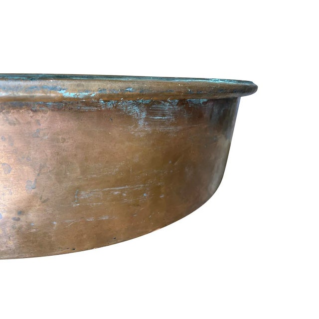 Italian Italian Mid-19th Century Copper Pan For Sale - Image 3 of 6