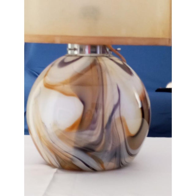 1970s Murano Glass Table Lamp, Italy, 1970s For Sale - Image 5 of 12
